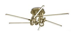 Inspired Lighting Cinto Semi Flush Loft Light 42W LED, 3000K, 3360lm, Antik messing