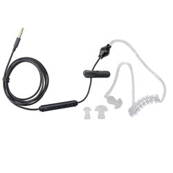 3,5 mm interface anti-stråling headset spiral luftkanal mobiltelefon headset in-ear spiralrør hoveder