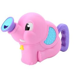 Plastic Shower Bath Baby Elephant Legetøj rød
