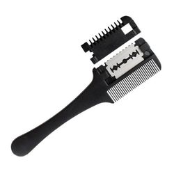 Hår skæring Kam med razor blades Barber Saks Udtynding Frisør