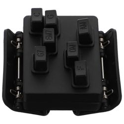 Ukulelen opetusharjoittelun apu Ukulelen sointujen harjoitustyökalu Harjoittele sointutyökalua Musta 7x6cm