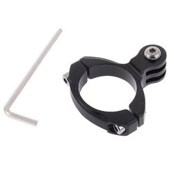 Bike Motorsykkel Aluminium Styret Adapter Mount For Gopro 2 3 HD Action kamera Diameter 30 mm - 31,8 mm (2pcs, svart) Høy kvalitet