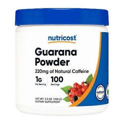 Nutricost guarana jauhe, 100 grammaa