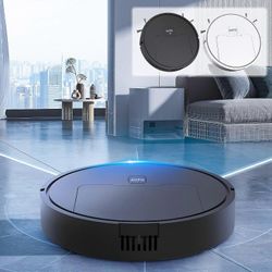 3In 1 moppausrobottipölynimuri aikataululla Wi-Fi / sovellus itselataava robottipölynimuri flye242583AM Musta