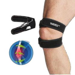 Wxgkv Sport Dual Action Knestropp Støtte Bånd Knær Støtte Beskyttelse Smertelindring Patella Tendinitis Brace Helse 7929 a