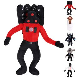 Manchalk Skibidi Toalett Plysj Toy Funny Speakerman Titan Kameramann Plushies Stuffed Doll Gift For Game Fans Adult B