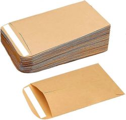 120 kpl pieniä ruskeita kirjekuoria siemenille, itseliimautuvia siemenkuoria paperikolikoiden kirjekuoria siemenpaketteja rahalle pienten tavaroide...