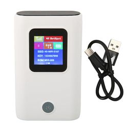 4G WiFi-reititin Nano SIM-korttipaikka 300Mbps 10 käyttäjän kapasiteetti Power Bank -toiminto Mobile WiFi Hotspot Euroopan alueelle