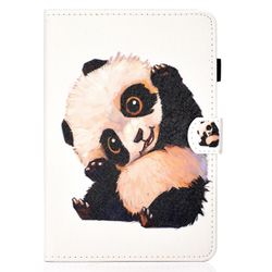 Kompatibel med iPad 6 9.7 2018 Cover med automatisk dvale-/vågemønster magnetisk - Cute Panda