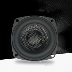 Sajygv Hifi basshøyttaler, basshøyttaler, høyttalerenhet, glassfibervevd bass, urettferdig dødlav, 25~40w, 3 tommer, 4ohm~8ohm Kvadrat 8 ohm 1PCS