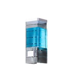 250 ml manuel sæbedispenser gennemsigtig vægmonteret badeværelsesdesinfektionsshampoo, brusegelbeholderflaske eller El husholdningsflaske Stripe