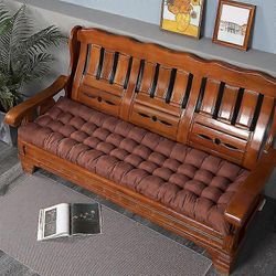 Neljä vuodenaikaa Yleinen paksunnettu pitkä massiivipuu sohvatyyny kahvi 53*170cm