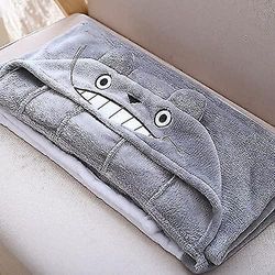 Naapurini Totoro Blanket Cape Plush Cloak Huivi Travel Neighbour