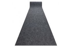 RugsX Løber - Dørmåtte antislip GIN 2126 udendørs, indendørs liverpool grå 120 cm 120x610 cm