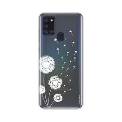 Crazy Kase Hull til Samsung Galaxy A21s blød blomst af pissenlit