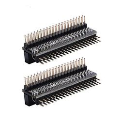 2stk Gpio Edge udvidelse til 4b / 3b + / 3b / nul W / nul dobbelt han header dobbelt lige gpio han