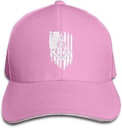 Bricks Masons Amerikansk flag kompas &kvadrat g baseball cap Pink