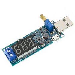 Kredsløbstilbehør dc-dc 5v til 3,5 v / 12v usb trin op / ned strømforsyning modul justerbar boost buck konverter ud dc 1.2v-24v