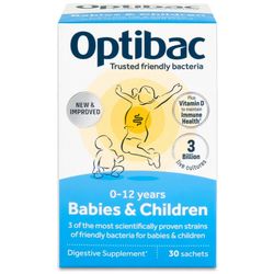 OptiBac Probiotics OptiBac-probiootit vauvoille ja lapsille: 30 annospussia