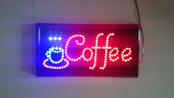 Huizhiwentong Neon Lights Led Animeret Kaffe Tilmeld Kunder Attraktive Tilmeld Butik Tilmeld