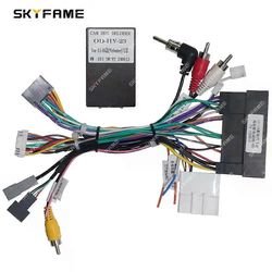 Koskee auton 16-nastaista johtosarjasovitinta Canbus Box -dekooderia Android-radion virtakaapeli Hyundai Veloster OD-HY-23:lle Kaapeli Canbus Box A