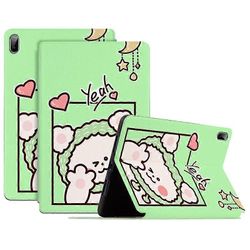 Lenovo Tab P11 5G -tablettikotelolle Monivärinen Green Bear/Yeah