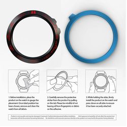 Garmin Fenix 5X kello kehys rengas liima kansi naarmuuntumista estävä kotelo metalli Musta+Punainen