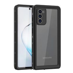 Shyqb Skyddande fodral Samsung Galaxy Note 20 Ultra Vattentätt skärmskydd svart Note20ultra
