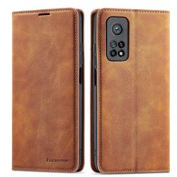 Oil Edge Pu-fodral för Xiaomi Redmi Note 11 4g Global Brown