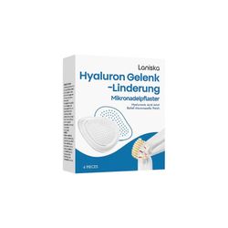 Hyaluron Nivelten Kivunlievitys Mikroneulalaastari - 4 kpl pakkaus Pitkäkestoiseen Kivunlievitykseen, Kevyt ja Joustava Polville, Hartioille ja Niv...