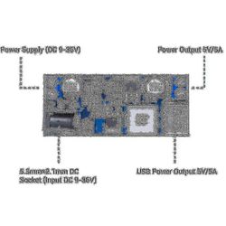 Dc 6v 9v 12v 24v til Dc 5v 5a Buck omformer modul, 9-36v til usb 5v transformator dobbel utgangsspenning