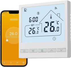 Smart termostater opvarmningstermostat wifi termostat smart vægtermostat med Alexa, Google 16a Tol47wifi