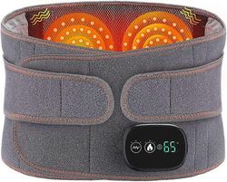 Lämmitetty selkätuki tärinähieronnalla, sähköinen alaselän lämmitystyynyhierontalaite