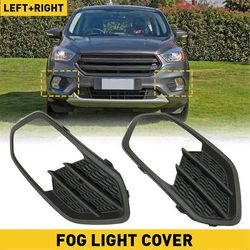 1 pari etupuskurin sumuvalojen rungon säleikön kansi F01039178 Ford Escape Kugalle 2017-2019 Musta