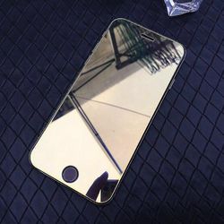 Spejl hærdet glas film skærmbeskytter til Iphone 11 12 13 14 Pro Max Xr Xs Guld For iPhone 13