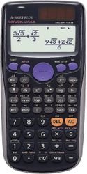 Ersam Fx-300es Plus tieteellinen laskin, Musta