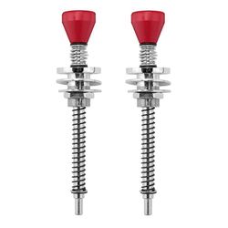 2 kpl jousitanko, palloampujat flipperikoneen osille, pelikoneen lisävaruste jalkapallovauvoille Hopea