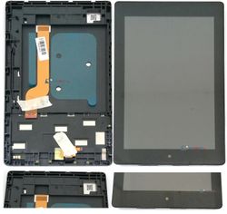 Otwoo Oem til Amazon Kindle Fire HD 7 2019 9. M8s26g 7" LCD-skærm berøringsskærm Sort uden ramme