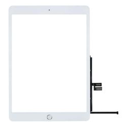 IPad 10.2 (2020) / (2019) kosketusnäytön lasidigitointilaite painikekokoonpanon varaosakennolla Valkoinen Style A iPad 10.2 (2020)