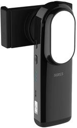 AIR Sirui Es-01 Smartphone håndholdt Gimbal stabilisator med Fyld lys spejl og Bluetooth forbinder kompatibel med de fleste telefon-sort