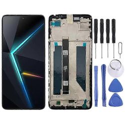 ZTE nubia Neo 2 5G Z2352N LCD-näyttö, kokonainen kokoonpano kehyksellä (musta)