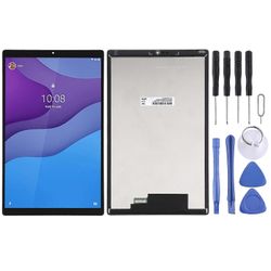 LCD-skærm kompatibel Lenovo Tab M10 HD (2. generation) tb-x306 tb-x306f med digitizer fuld samling (sort)-b