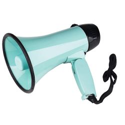 Kannettava megafoni Bullhorn 25 watin teho megafonikaiuttimen ääni- ja sireeni- / hälytystilat