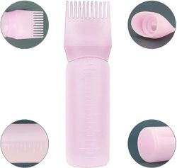 Suren Root Comb Applikator Flaske, 6 Ounce Applikator Flaske til hårfarve flaske