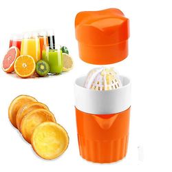 Hand Juicer Citrus Orange Squeezer Manuaalinen kannen kiertopuristin Reamer sitruunalime-greipille siiviläsäiliöllä