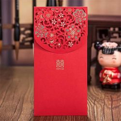 Red Envelope Spring Festival Lucky Housewarming nyttår dekorasjon Festival dekorasjoner Red Packet Bronzing A02