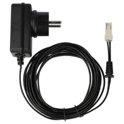 vhbw-virtalähde, joka on yhteensopiva Worx 50037230 -robottiruohonleikkurin kanssa - 11,8 cm Musta