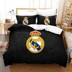 Kerota Jalkapallojoukkueen logo pussilakana, 100% mikrokuitu, 3D digitaalinen painettu vuodevaatteet, 2 kpl Single135x200cm