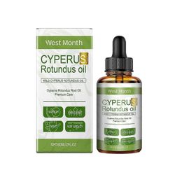 Cyperus Rotundus -öljy karvanpoistoon - 100% luonnollinen kyproslainen öljy kehon karvojen kasvun vähentämiseen, sileä iho, kosteuttava ja rauhoitt...