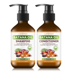 Batana Oil -shampoo- ja hoitoainesetti hiustenkasvun edistämiseen, ohenemisen estämiseen ja syväkosteutukseen. Puhdistaa ja auttaa vahvistamaan hei...